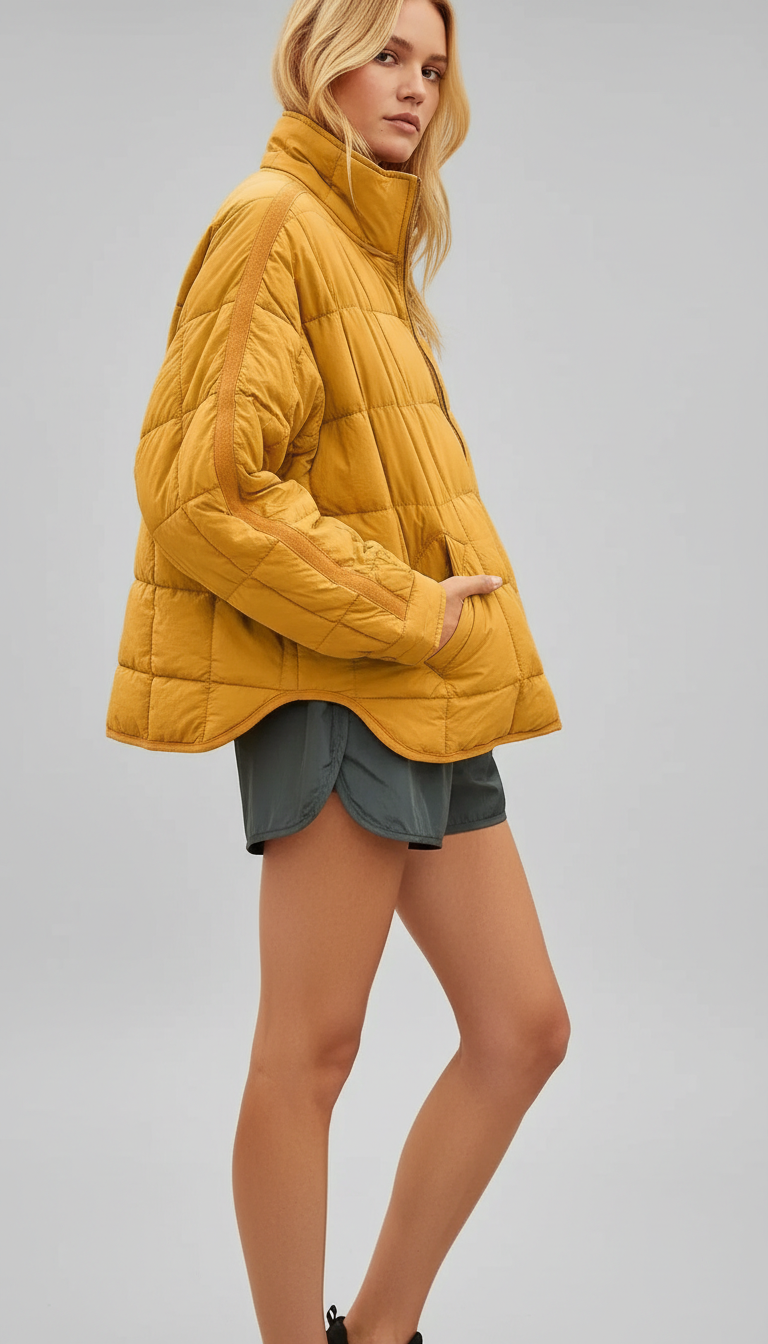 Oversized Quilted Winter Jacket