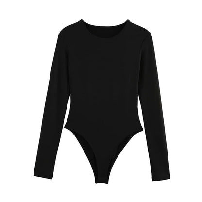 MUJER Black Bustier Bodys for Women Sexy Extreme Bodysuit Women Long Sleeve Bodysuits Woman One Pieces Summer Tops Woman 2025