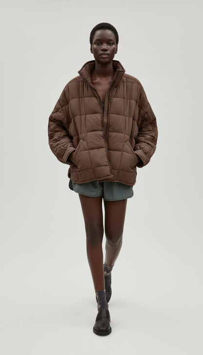 Oversized Quilted Winter Jacket
