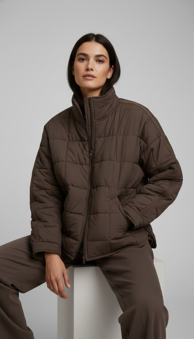 Oversized Quilted Winter Jacket