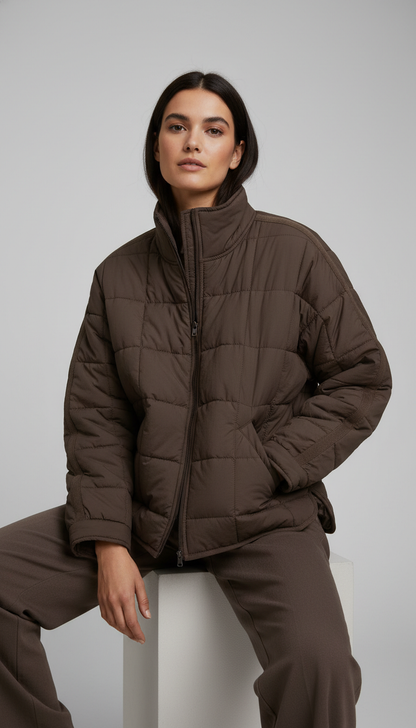 Oversized Quilted Winter Jacket