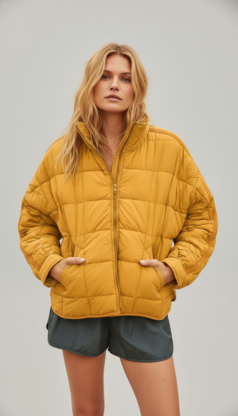 Oversized Quilted Winter Jacket