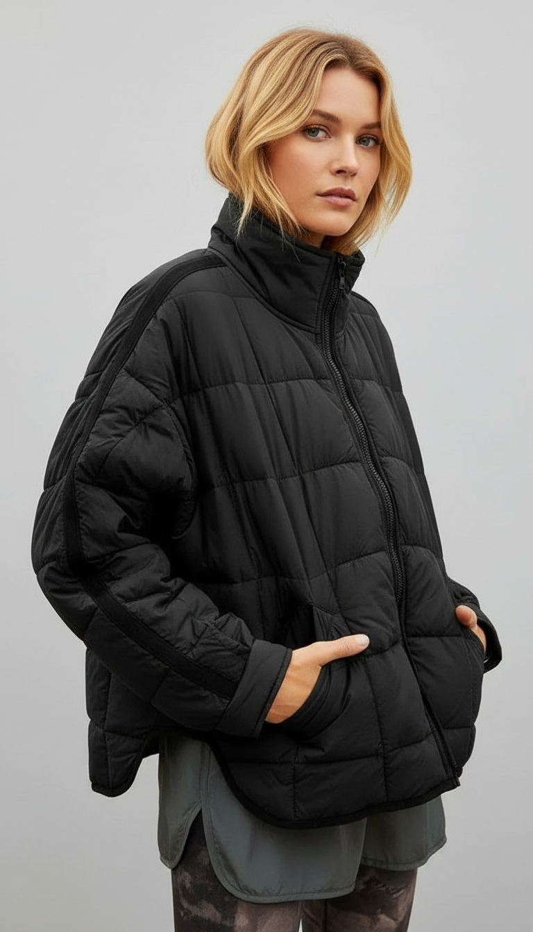 Oversized Quilted Winter Jacket