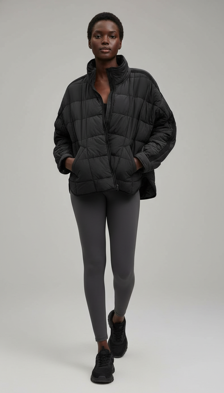 Oversized Quilted Winter Jacket