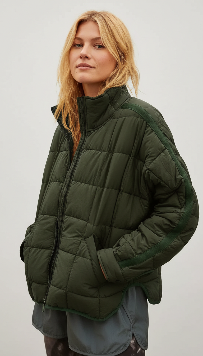 Oversized Quilted Winter Jacket