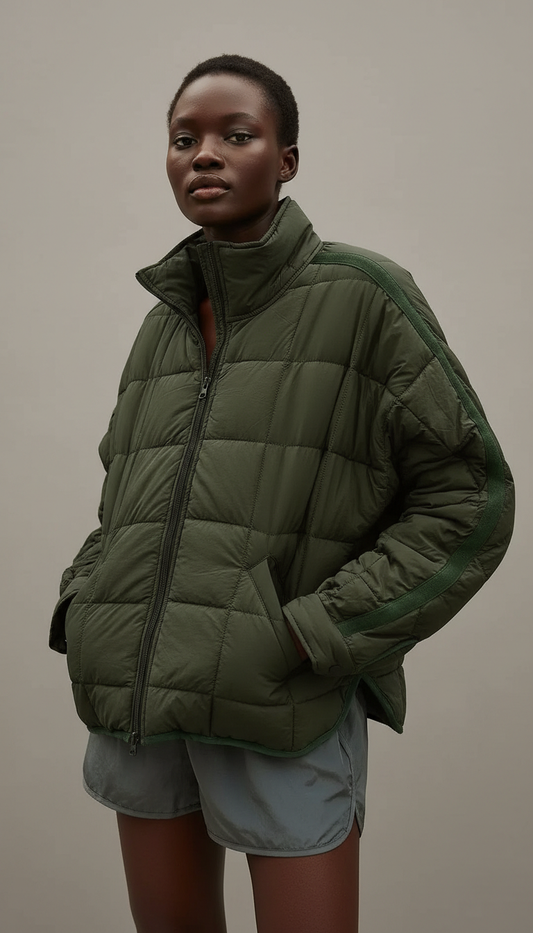 Oversized Quilted Winter Jacket