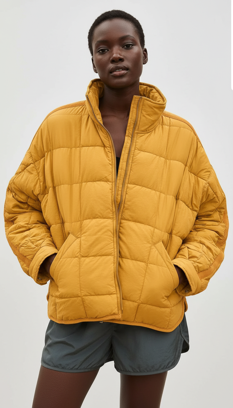 Oversized Quilted Winter Jacket