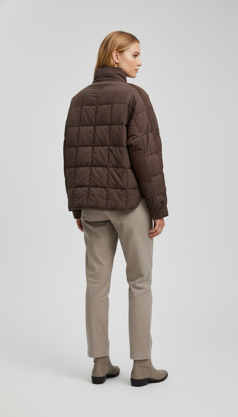 Oversized Quilted Winter Jacket