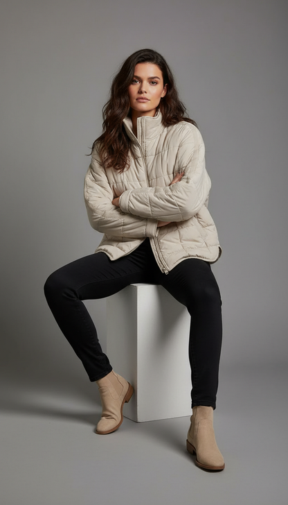 Oversized Quilted Winter Jacket