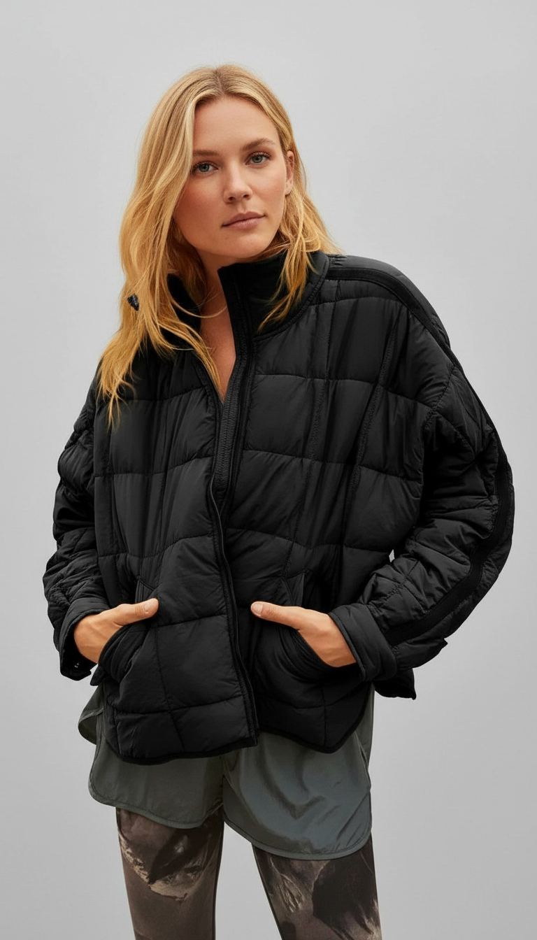 Oversized Quilted Winter Jacket