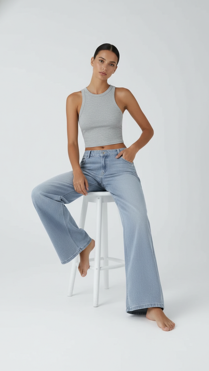 Elyra™ Asym Blue Denim